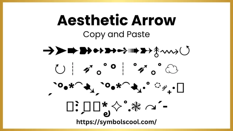 Aesthetic Arrow Symbols Copy and Paste