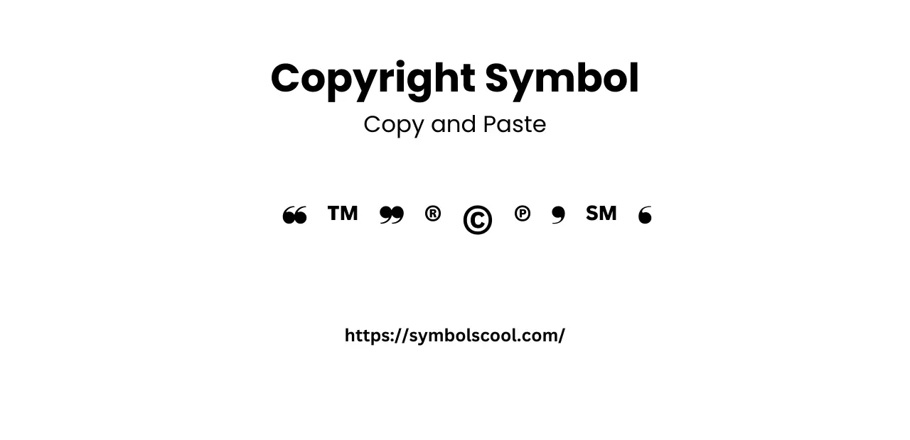 Copyright Symbol Copy and Paste 2024